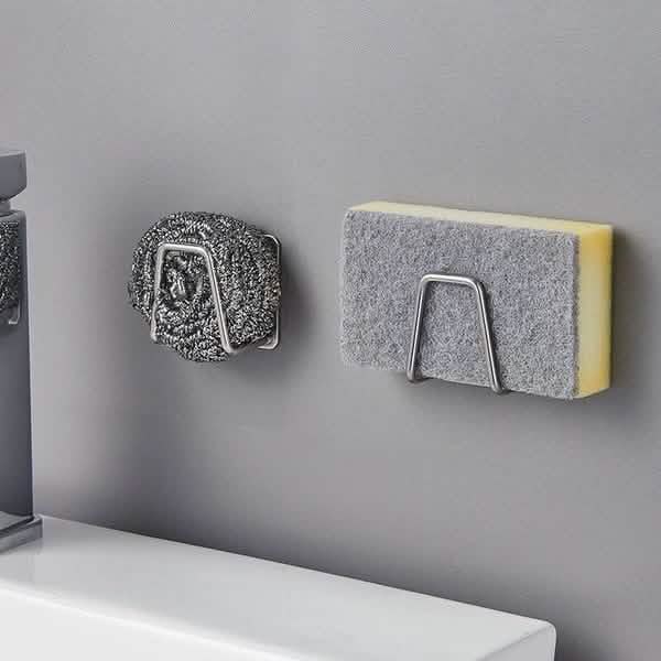 Kitchen Stainless Steel Sink Sponge Holder