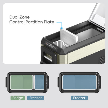 Pro Dual Zone Wheeled Portable Freezer