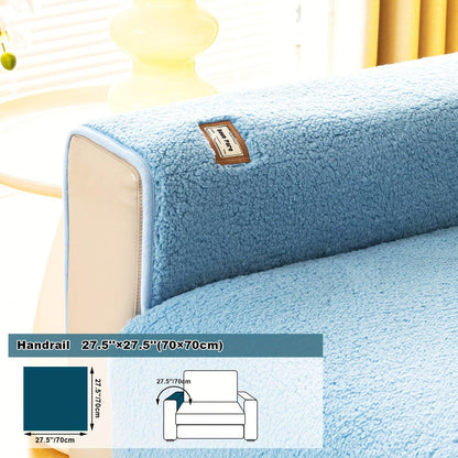 High-Quality Plush Sherpa Sofa Cover