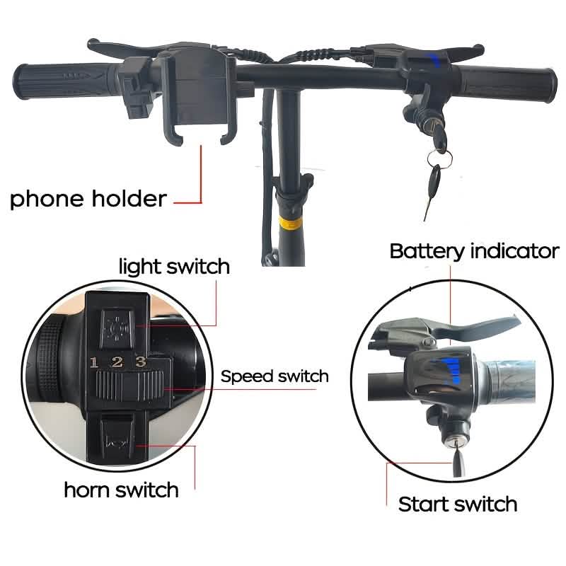 14" Folding Electric Lightweight E-Bike