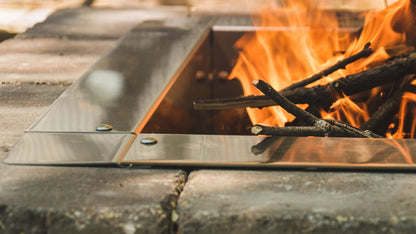 24" square SST fire pit insert, campfire fun pit