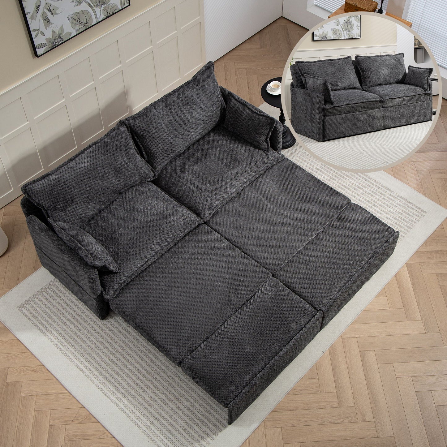 Pull Out Sofa Bed, Convertible Sleeper Sofa