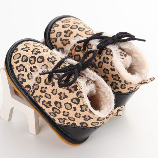 Newborn Baby Girl Shoes Warm Snow Boots Toddler Infant Booties