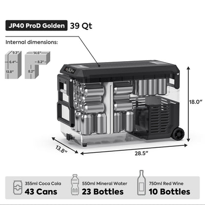 Pro Dual Zone Wheeled Portable Freezer