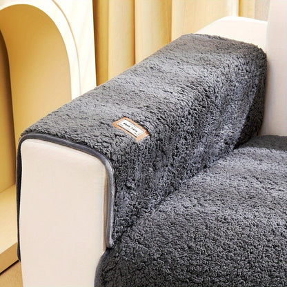 High-Quality Plush Sherpa Sofa Cover