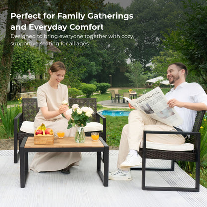 4 Piece Patio Furniture Set