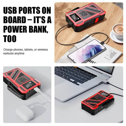 Car Jump Starter & Portable Compressor