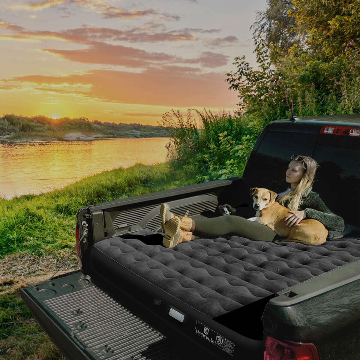 Umbrauto Built-in Pump Truck Bed Air Mattress