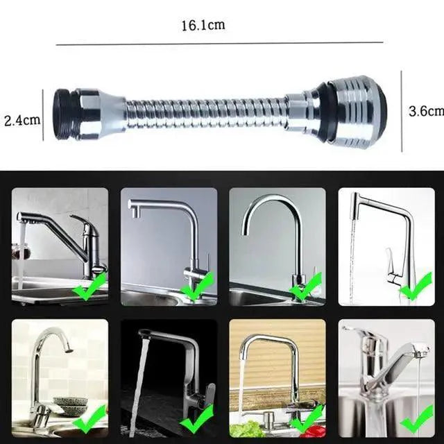 360 Degree Kitchen Sink Tap Faucet