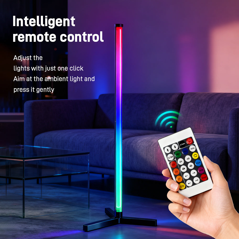 RGB LED Corner Floor Lamp