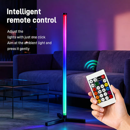 RGB LED Corner Floor Lamp