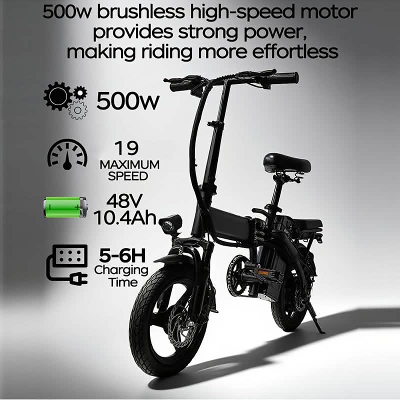 14" Folding Electric Lightweight E-Bike