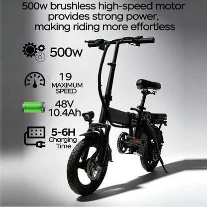 14" Folding Electric Lightweight E-Bike