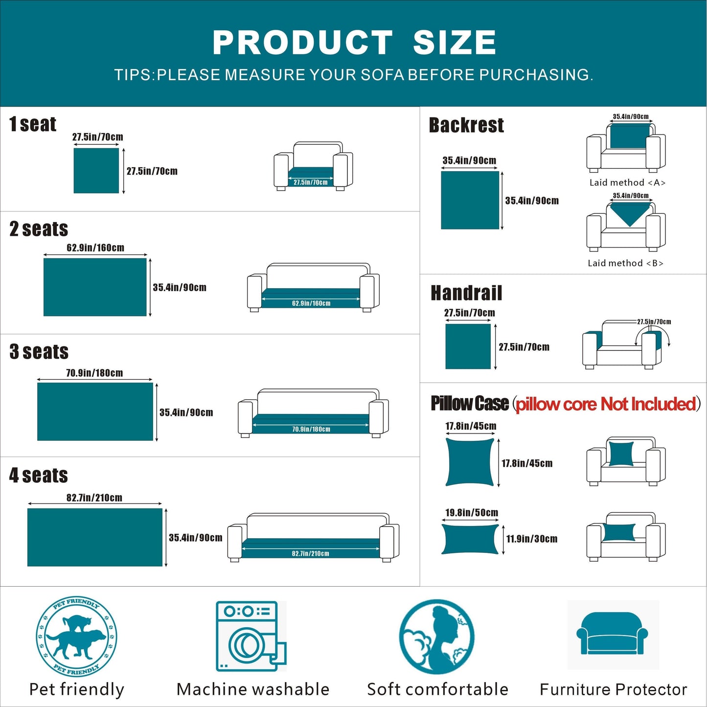 High-Quality Plush Sherpa Sofa Cover