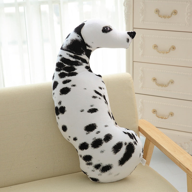 Funny 3D Dog Print Throw Pillow