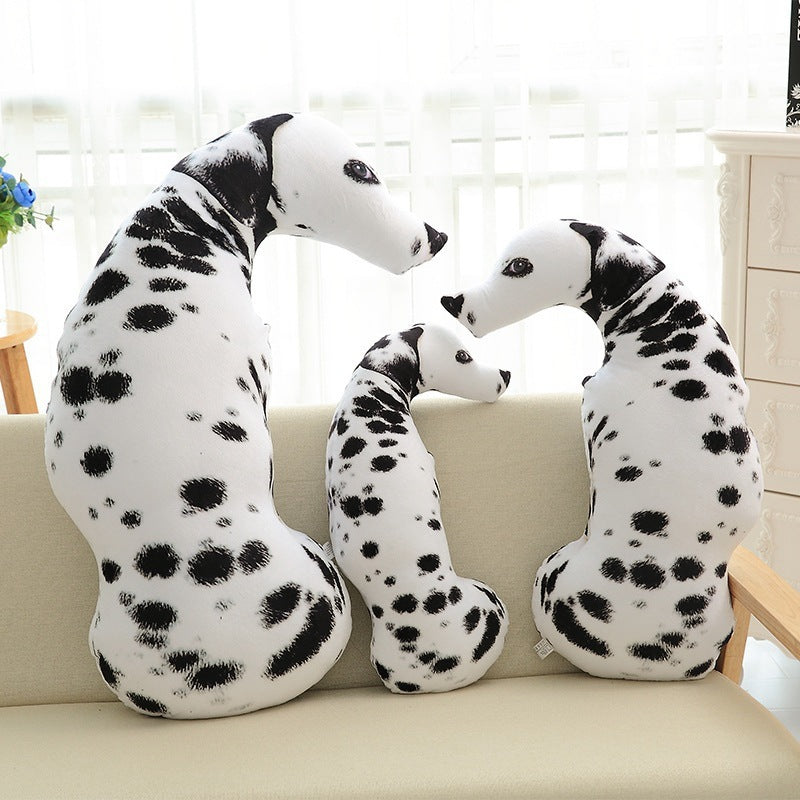 Funny 3D Dog Print Throw Pillow