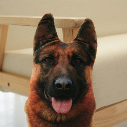 Funny 3D Dog Print Throw Pillow