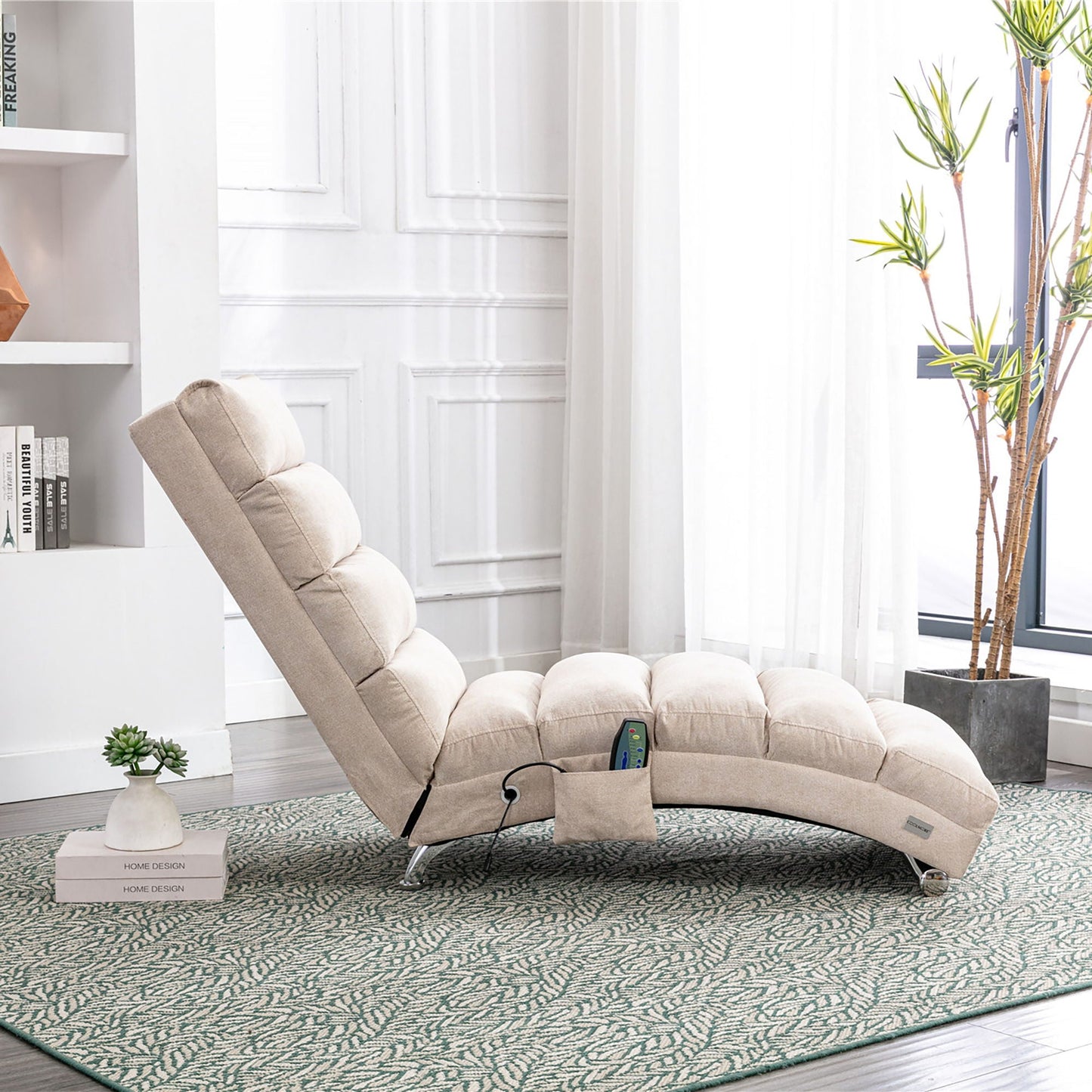 Massage Chaise Lounge Indoor With Remote Control