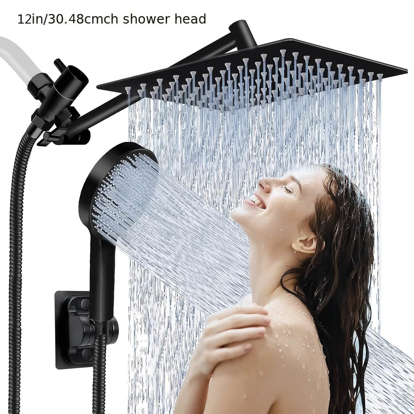 High Pressure Rainfall & Handheld Shower Head