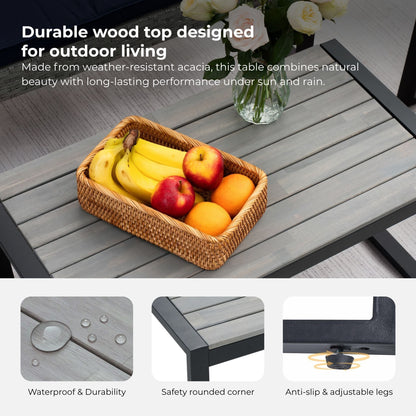 4 Piece Patio Furniture Set