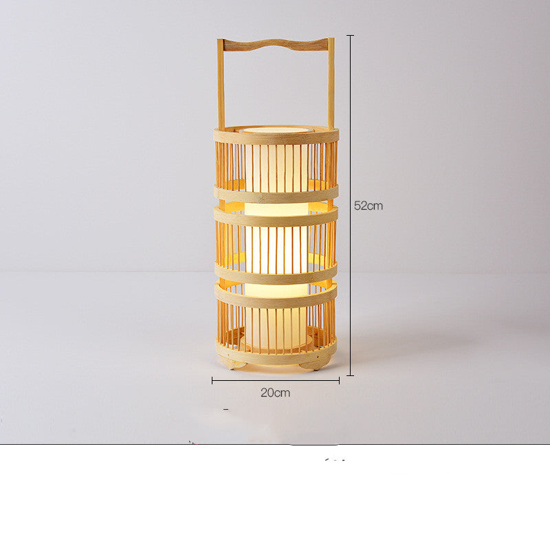 Bamboo Floor Lamp