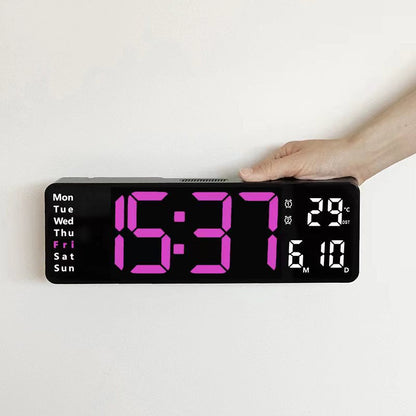 Large LED Digital Wall Clock
