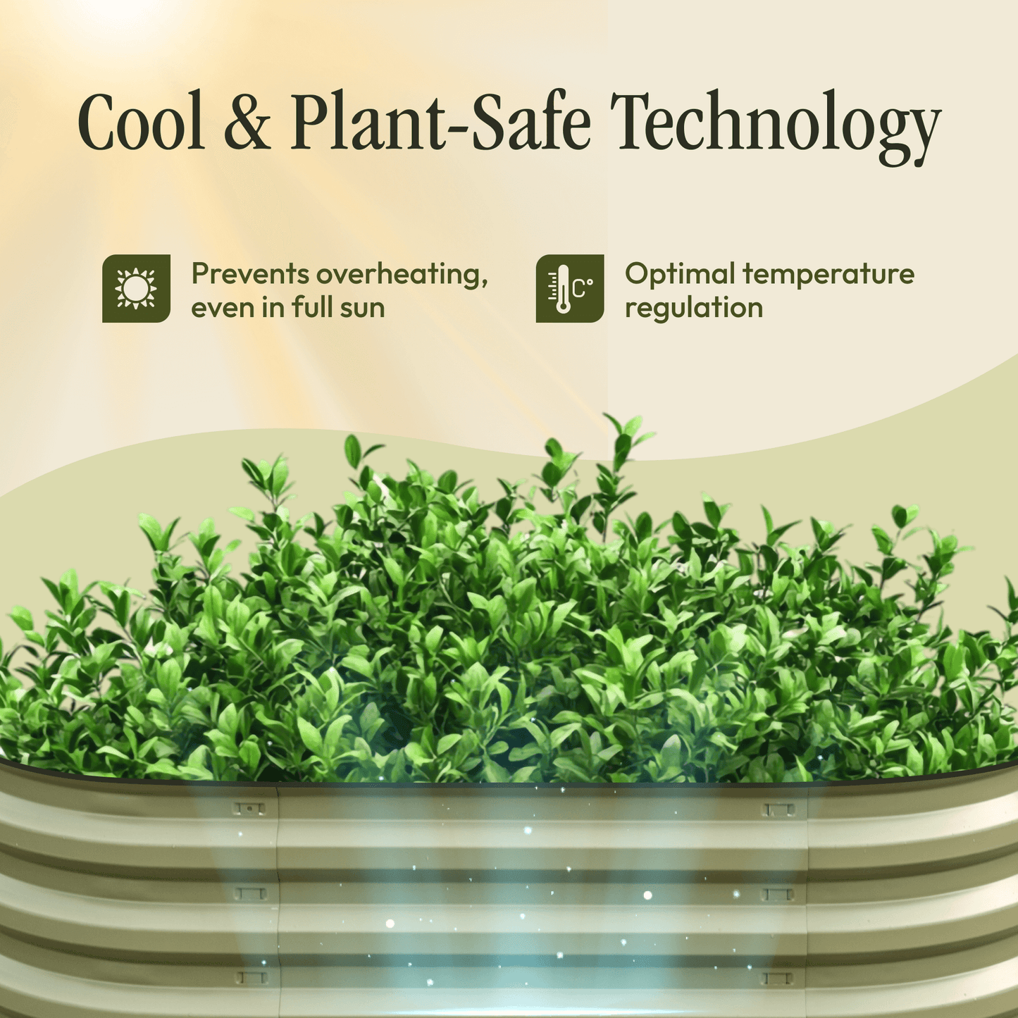 Gro-Rite Premium Metal Raised Garden Bed Kit