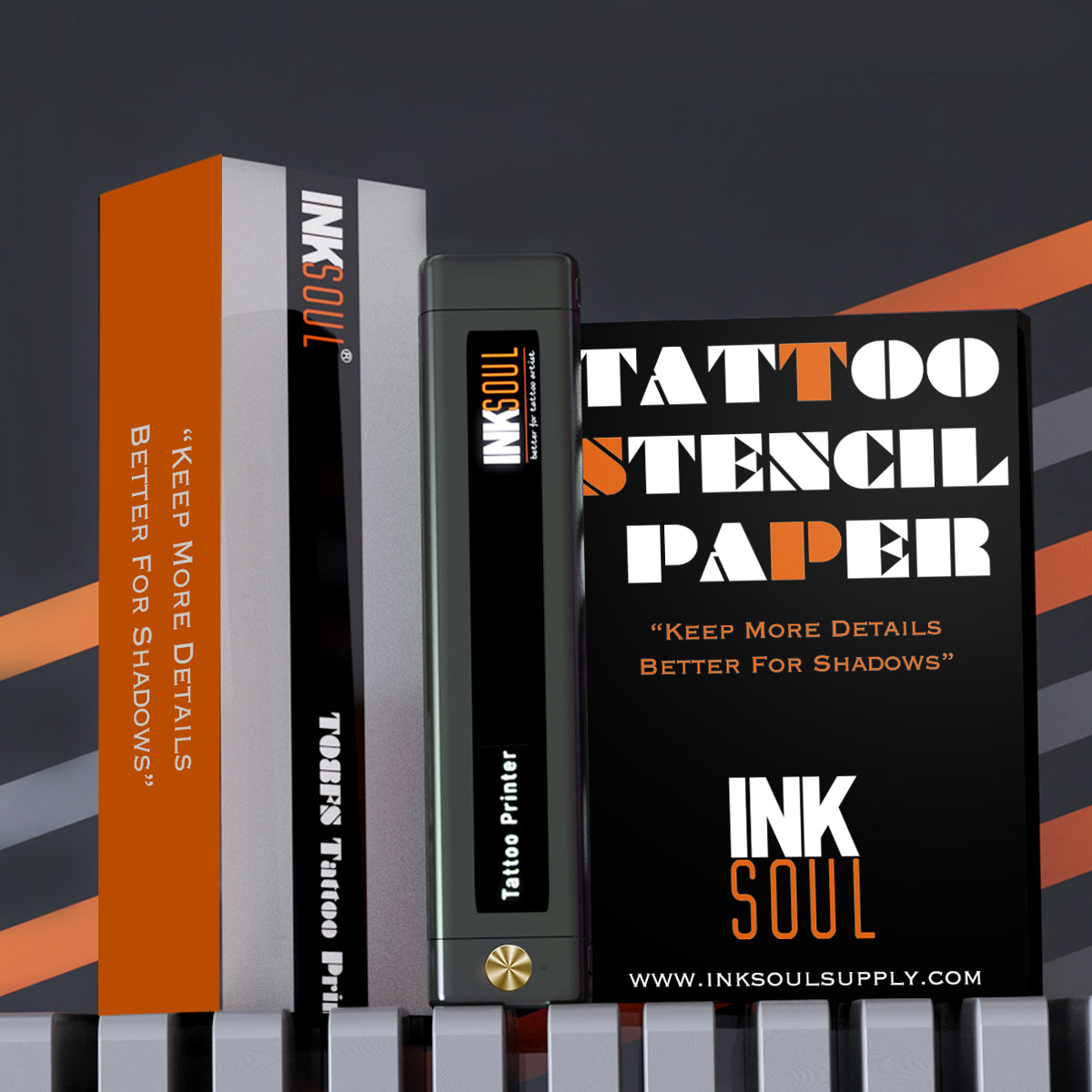 INKSOUL® T08FS Wireless Tattoo Transfer Stencil Printer