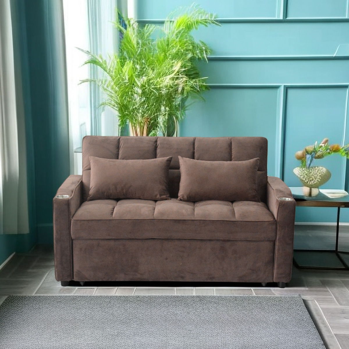 3 In 1 Convertible Sleeper Sofa Bed