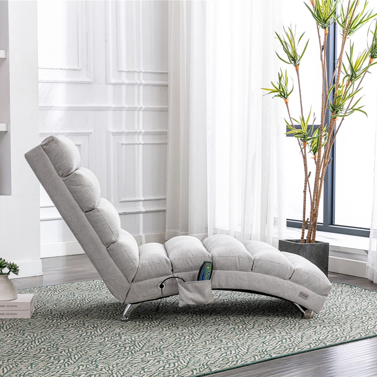 Massage Chaise Lounge Indoor With Remote Control