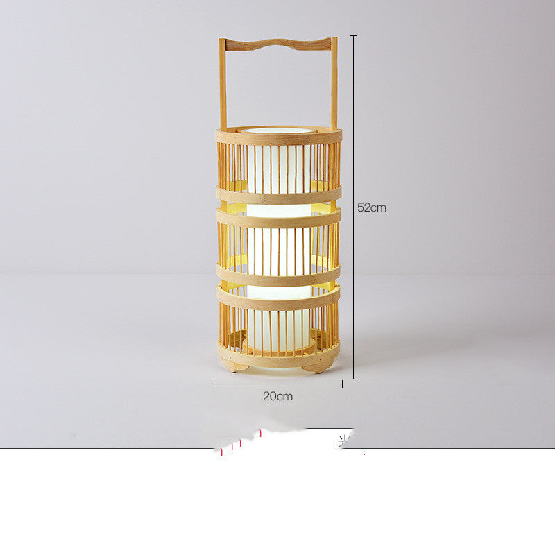 Bamboo Floor Lamp