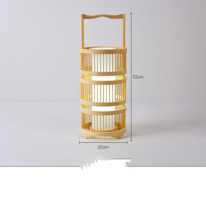 Bamboo Floor Lamp