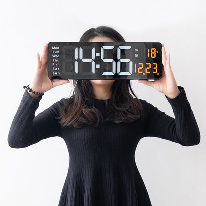 Large LED Digital Wall Clock
