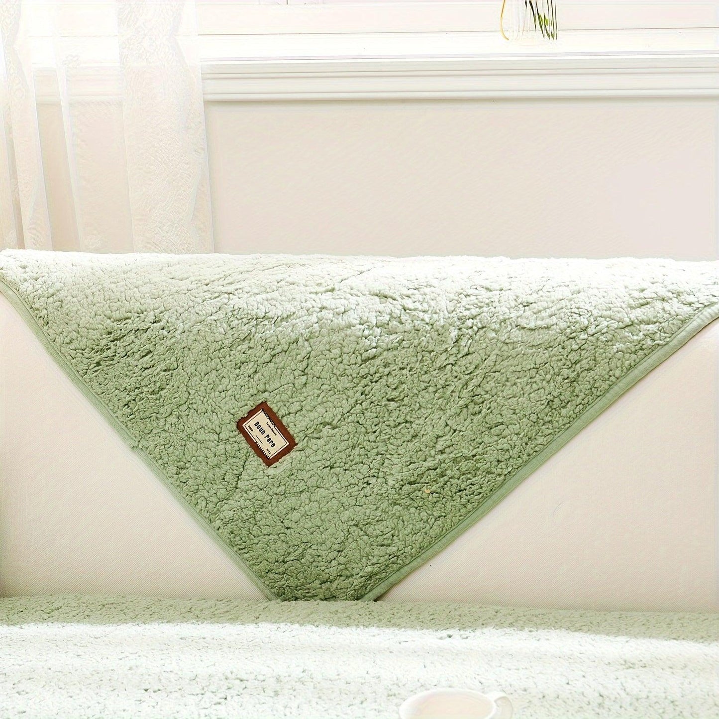 High-Quality Plush Sherpa Sofa Cover