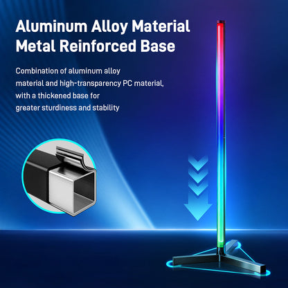 RGB LED Corner Floor Lamp