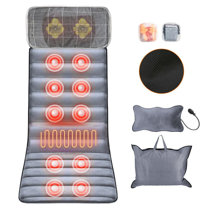 Full Body Electric Massage Mat with Heat Vibration Massage Pad