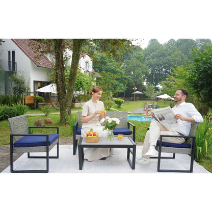 4 Piece Patio Furniture Set