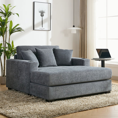 Oversized Chaise Lounger Modern Style Sofa Couch