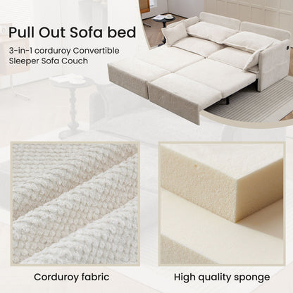 Pull Out Sofa Bed, Convertible Sleeper Sofa