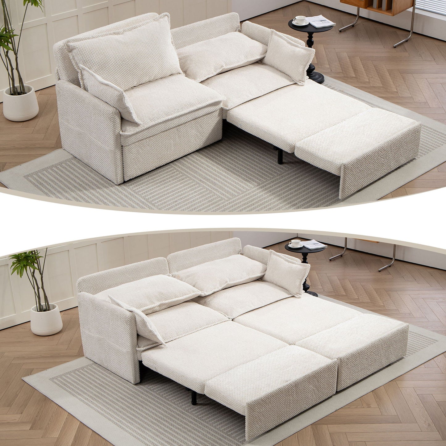 Pull Out Sofa Bed, Convertible Sleeper Sofa