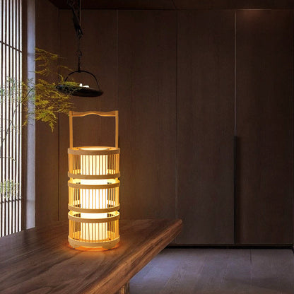 Bamboo Floor Lamp