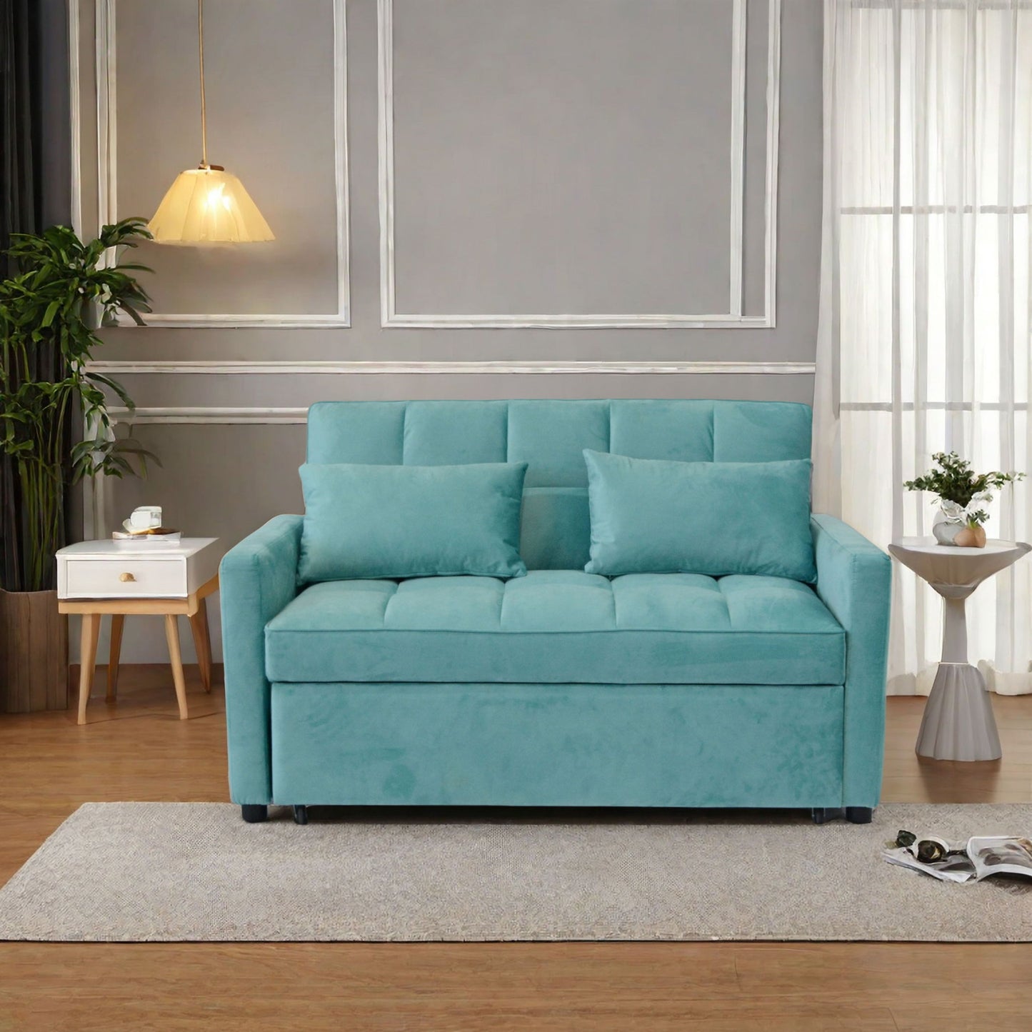 3 In 1 Convertible Sleeper Sofa Bed