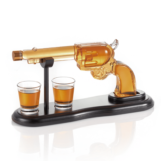 Gun Whiskey Decanter Set