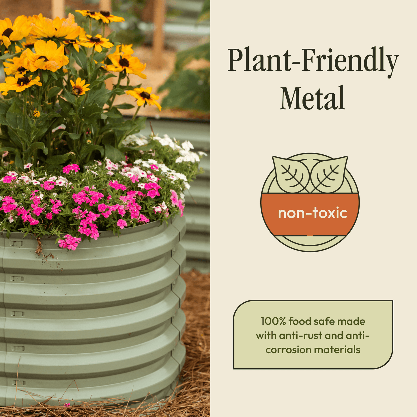 Gro-Rite Premium Metal Raised Garden Bed Kit