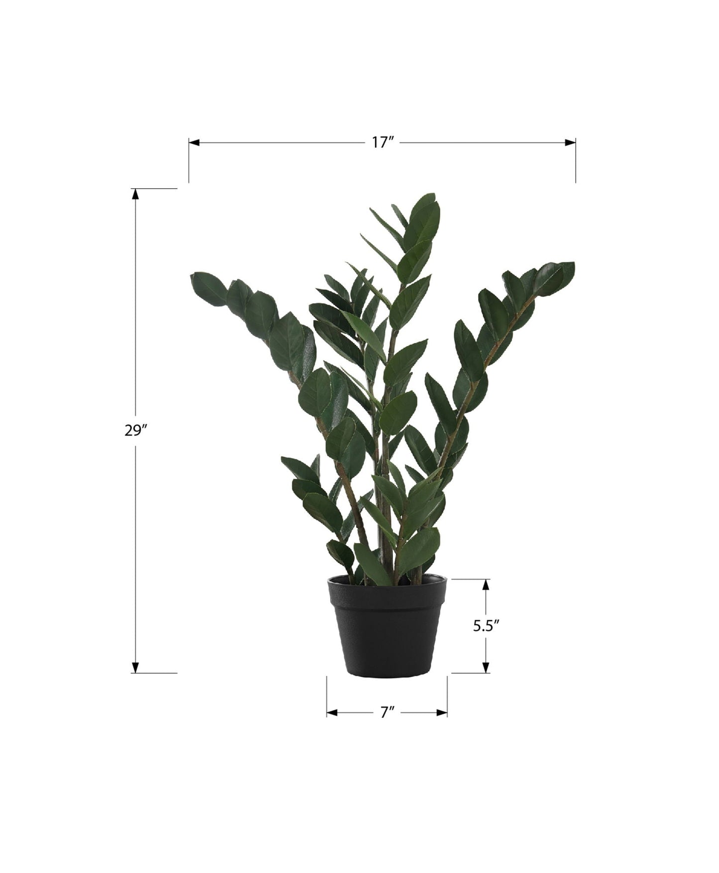 29" Tall, Artificial Plant, Tree, Indoor, Faux, Fake