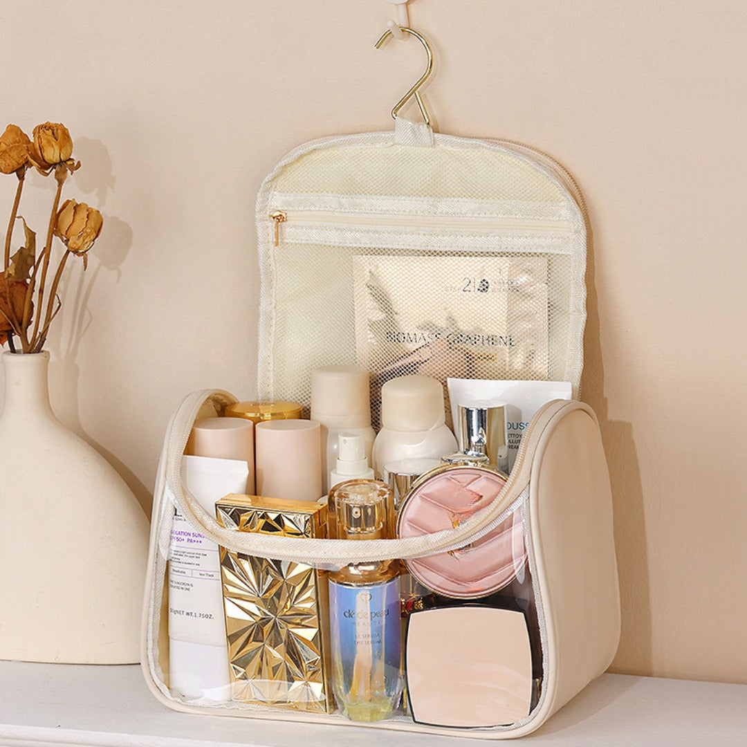 Travel hook toiletry bag
