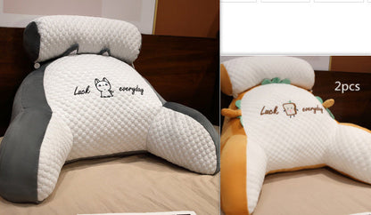 Fluffy Triangle Reading Cushion Lumbar Support
