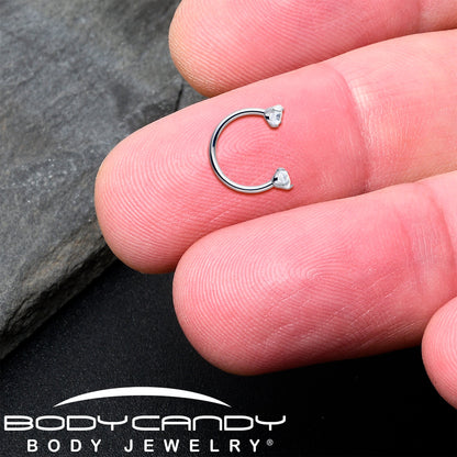 Horseshoe Nose Ring Kit with Ball Grabber