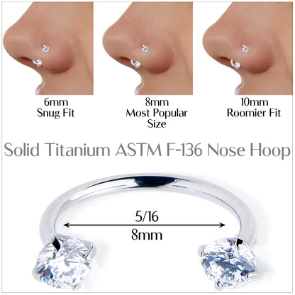 Horseshoe Nose Ring Kit with Ball Grabber