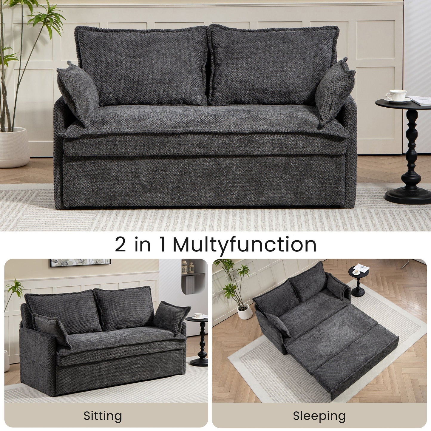 Pull Out Sofa Bed, Convertible Sleeper Sofa